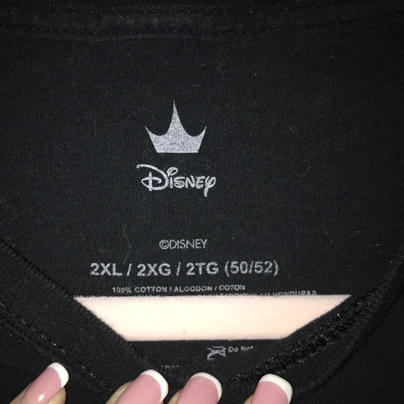 Disney - 'The Little Mermaid' t shirt color black w design on front 100% Cotton - Picture 3 of 5